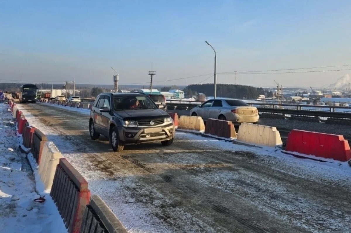    В Томске на Северном мосту изменили схему движения транспорта