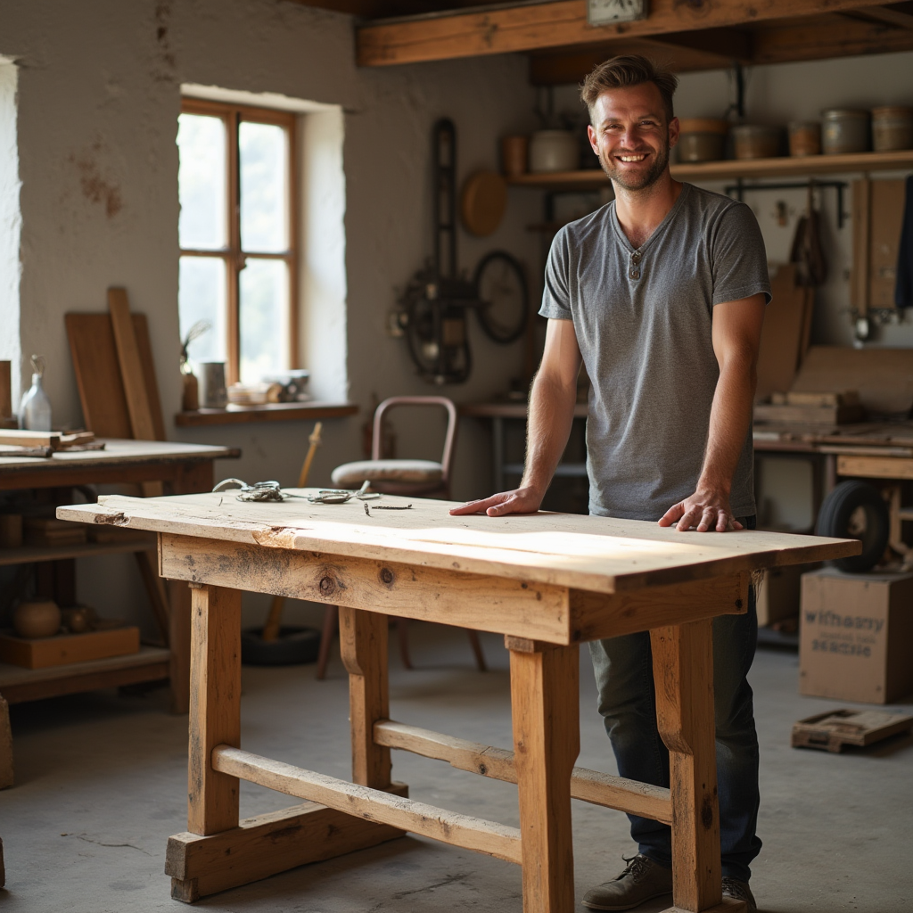 Крепкий верстак сделанный своими руками - фото СтеллажМастер