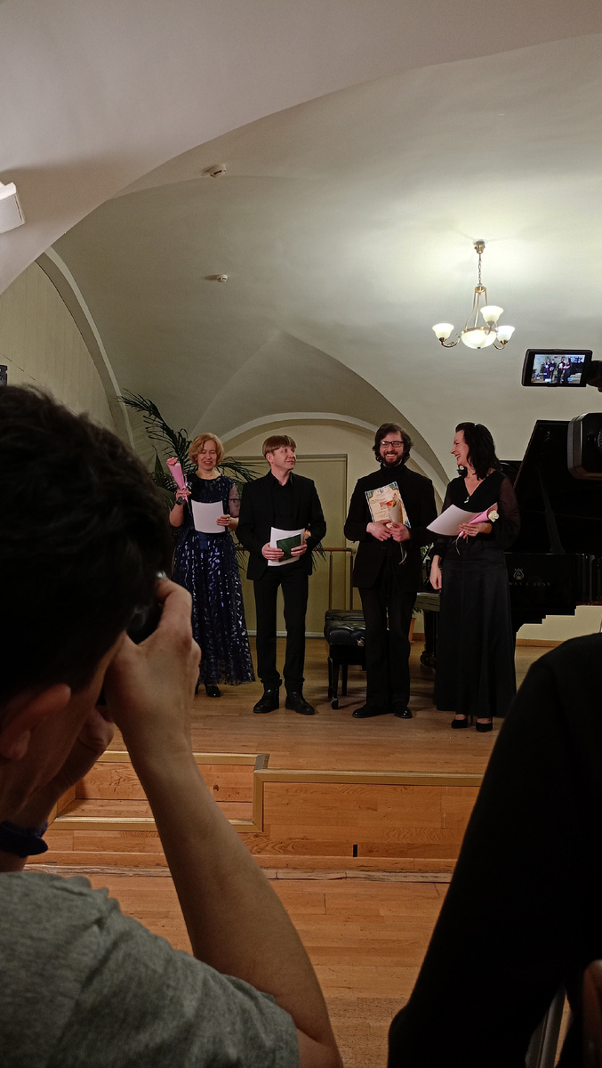 Какие же они замечательные! Надежда Медведева, Марина Климова, Николай Мажара и Сергей Осколков мл. 