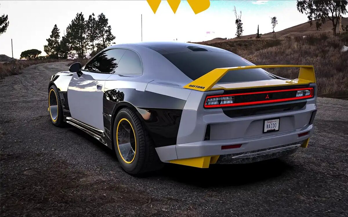 Фото Dodge Charger Daytona Widebody вид сзади