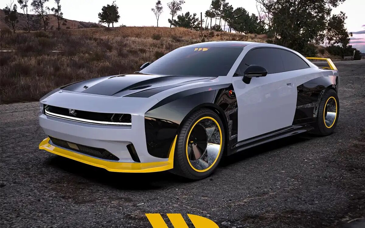 Фото Dodge Charger Daytona Widebody вид спереди