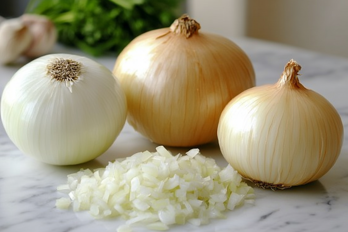 Нарезаем лук