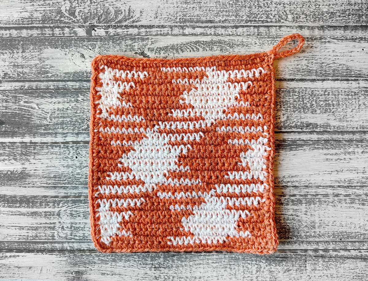 Прихватка крючком