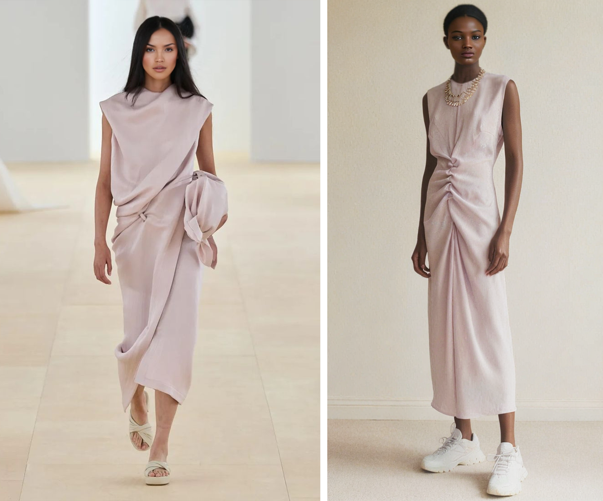 Платья с драпировкой