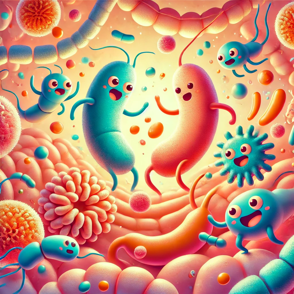 Давайте начнем с того, что буквально весь наш пищевод от входа до выхода колонизирован микроорганизмами. 