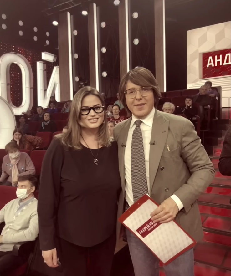 Фотография Екатерины на передаче Малахова