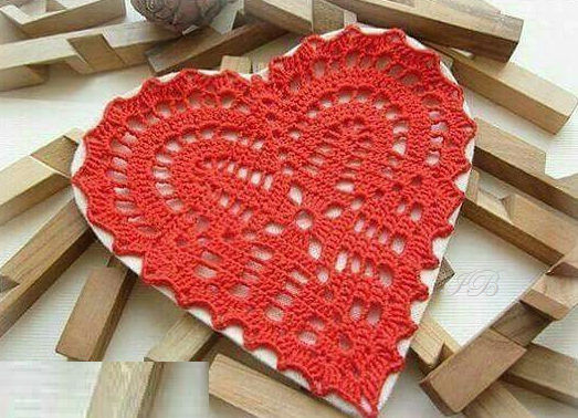 Сердечко для подставки под горячее