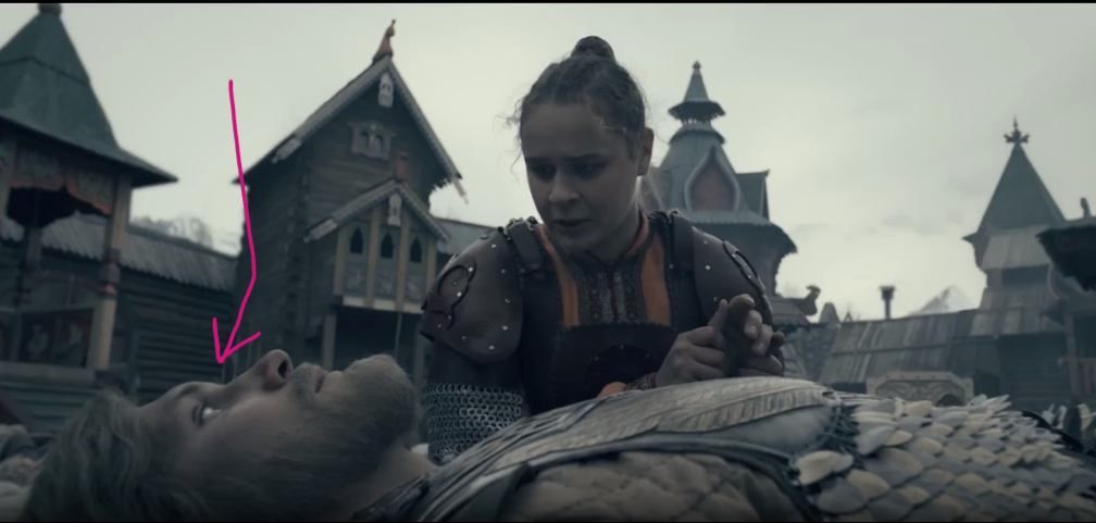 Кадр из современного российского сериала  «Последний богатырь. Наследие»