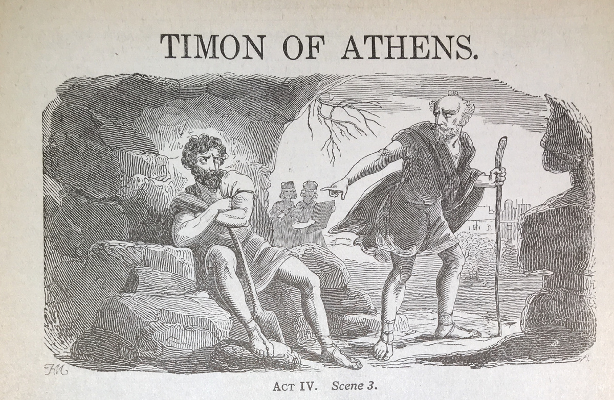 Иллюстрация к трагедии Шекспира "Тимон Афинский"