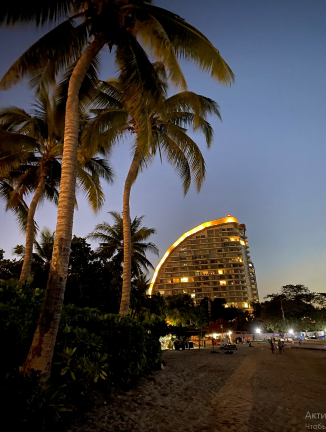 После заката есть своё очарование на побережье!