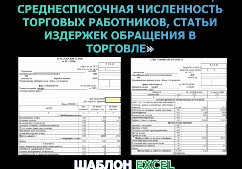 Шаблон бухгалтерский баланс в Excel с формулами подсчёта, динамика активов и пассивов. Основы предпринимательства и бизнеса