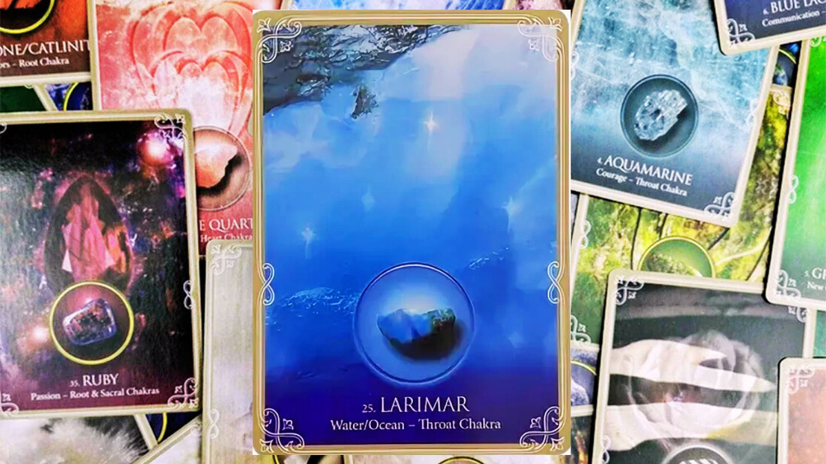 Ларимар. Photo «Eternal Crystals Oracle» Jade-Sky.