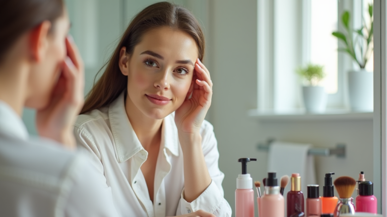    Узнайте, как всего за пять минут легко сделать идеальный макияж.