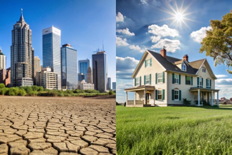    Где безопаснее жить в эпоху климатических изменений: город или село? Узнайте, как выбрать идеальное место для вашей семьи!