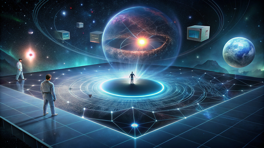 Черная дыра может быть проекцией частиц в двух измерениях.