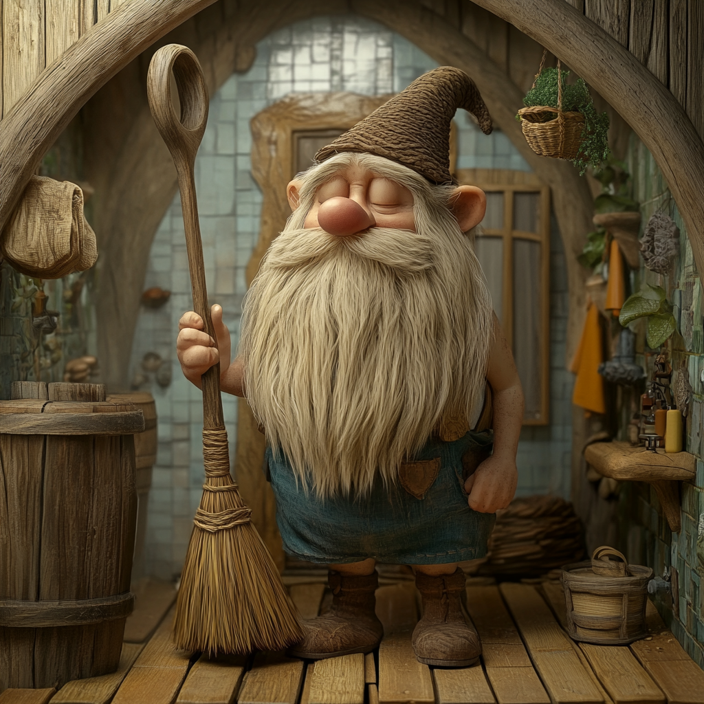 Банник в бане