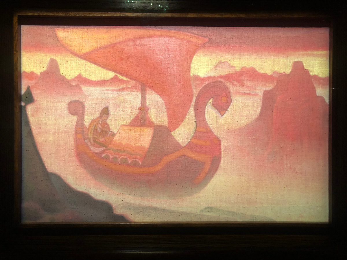 Н. К. Рерих. Неведомый певец (1920)