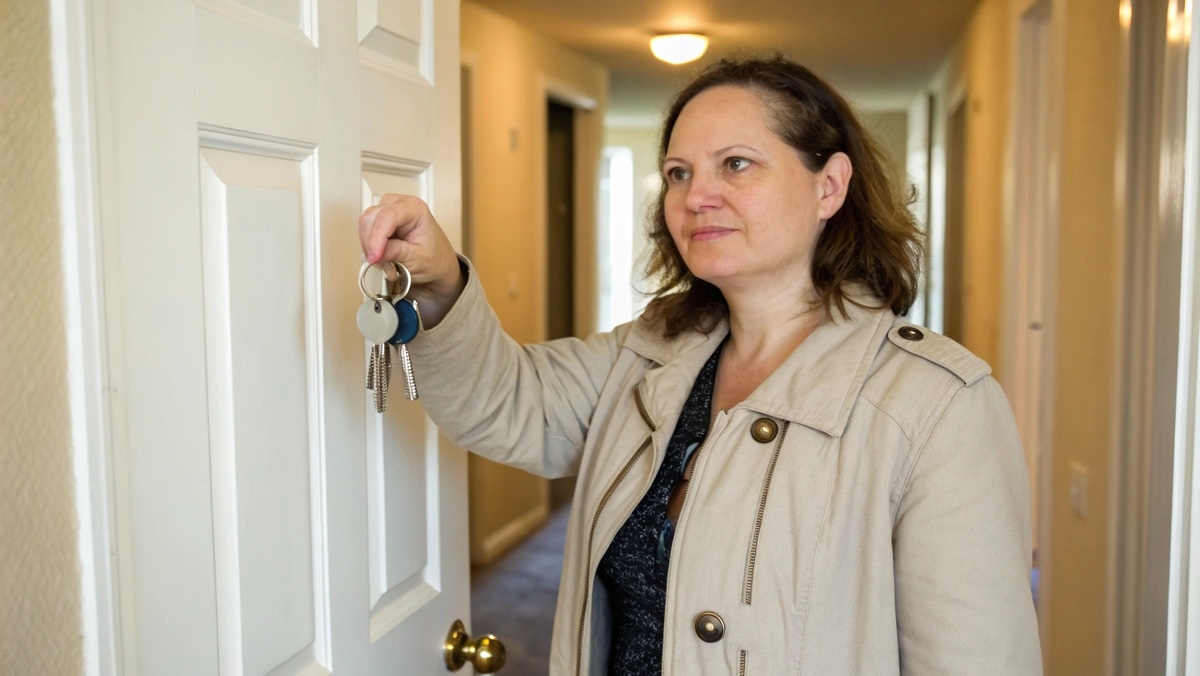 Жена сменила замки