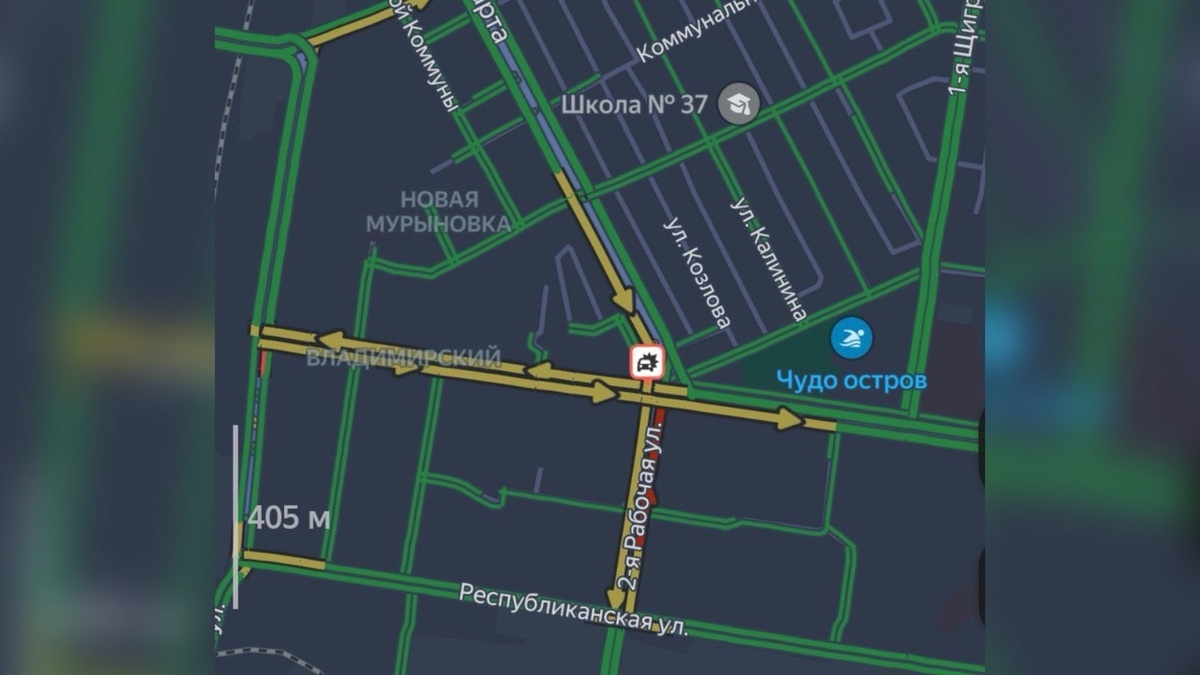    В Курске из-за ДТП затруднено движение транспорта