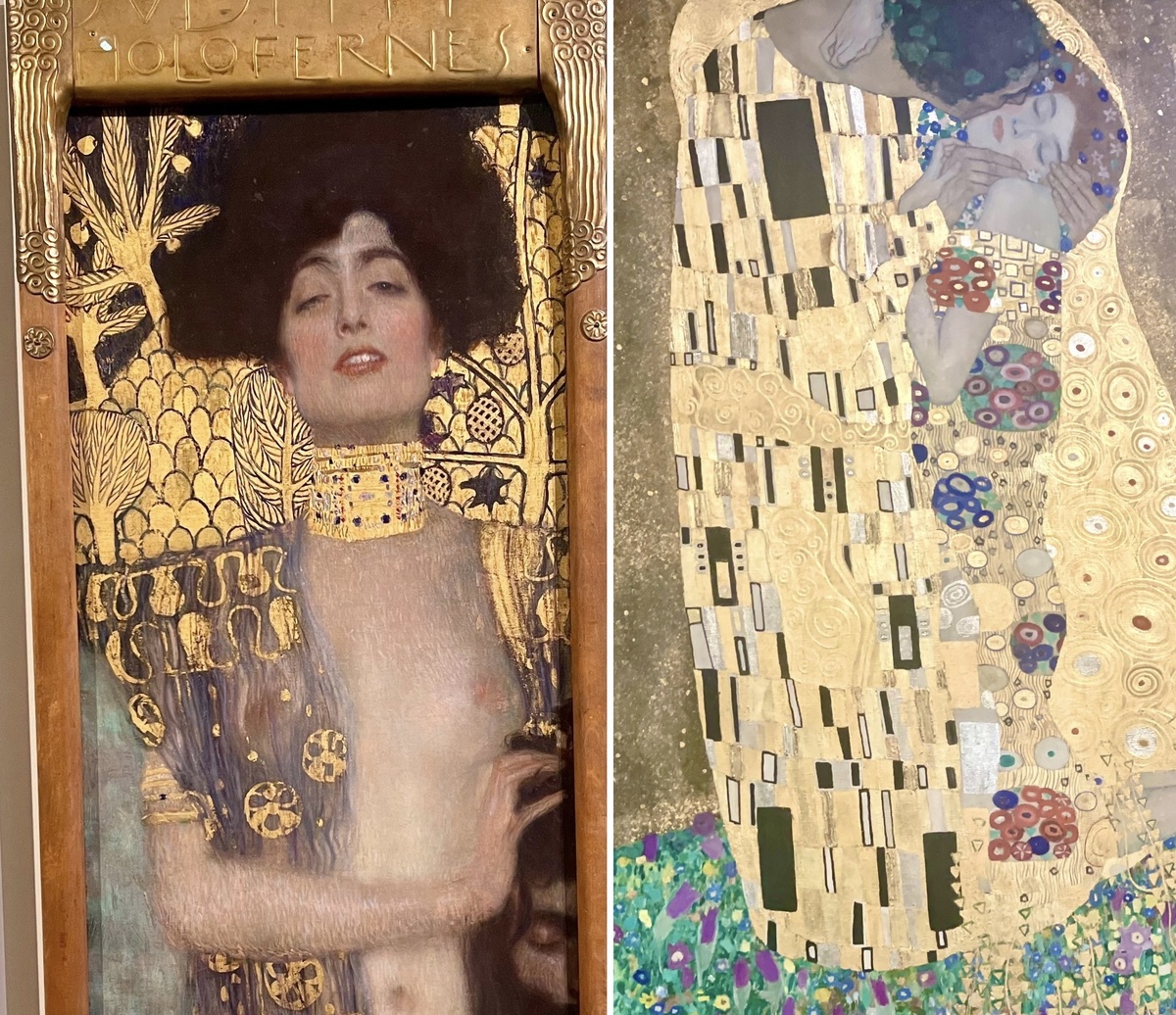 Юдифь и голова Олоферна и Поцелуй 