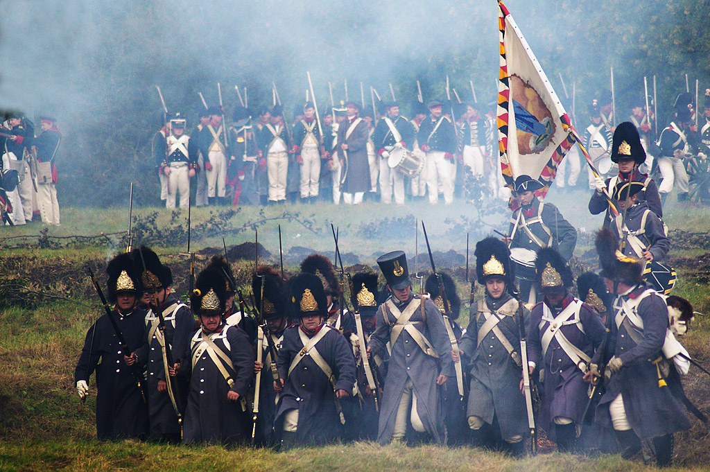Reconstruction of the battle of Ostroleka 1807. 9 September 2007. https://en.wikipedia.org/wiki/File:Bitwa_pod_ostroleka_1807.jpg