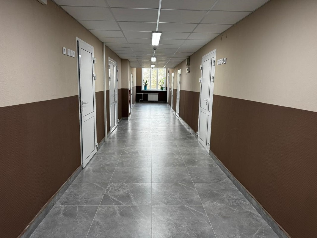    Ремонт 4 этажа здания уже полностью завершен