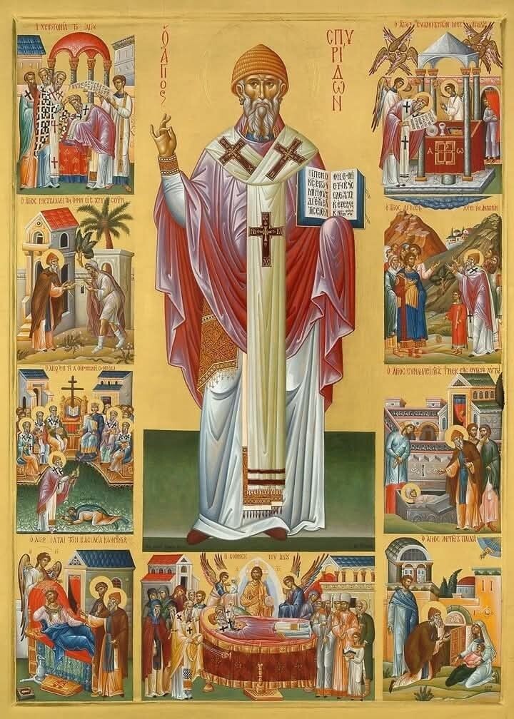Житие св. Спиридона. Источник: https://ru.pinterest.com/pin/981644050033009677/