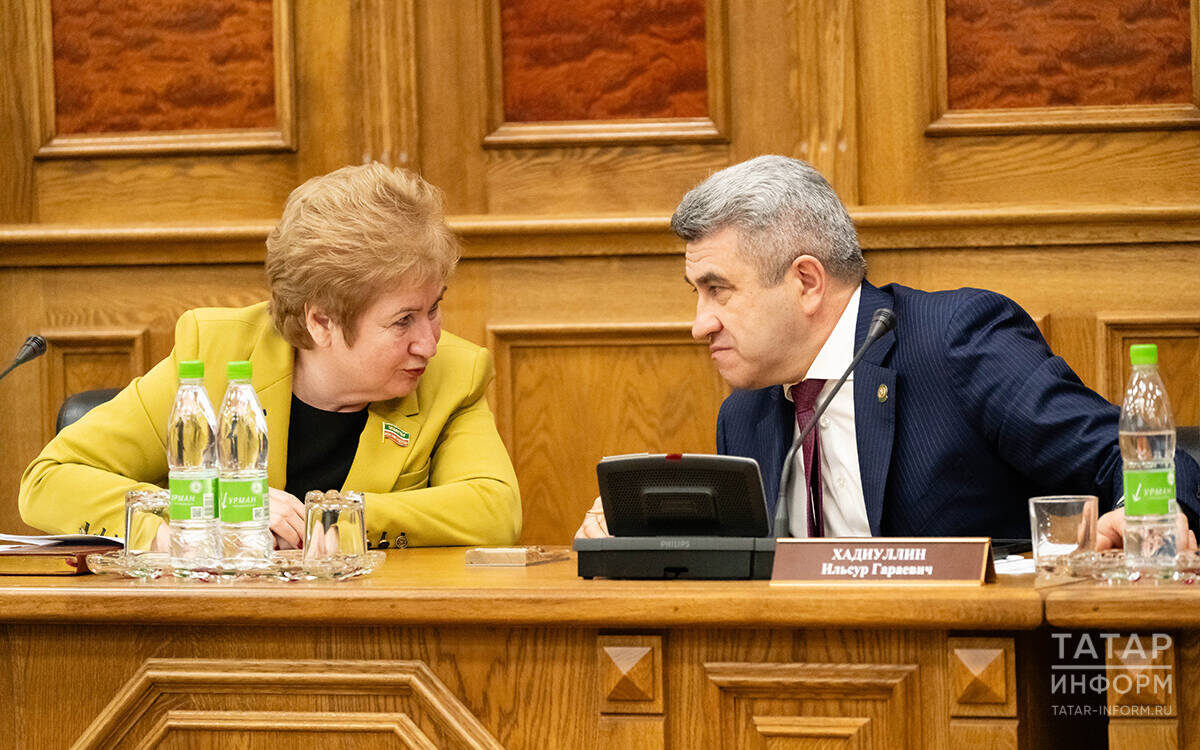 ​Ильсур Хадиуллин отметил, что все образовательные организации республики интегрированы с системой патриотического воспитания. Фото: © Салават Камалетдинов / «Татар-информ»