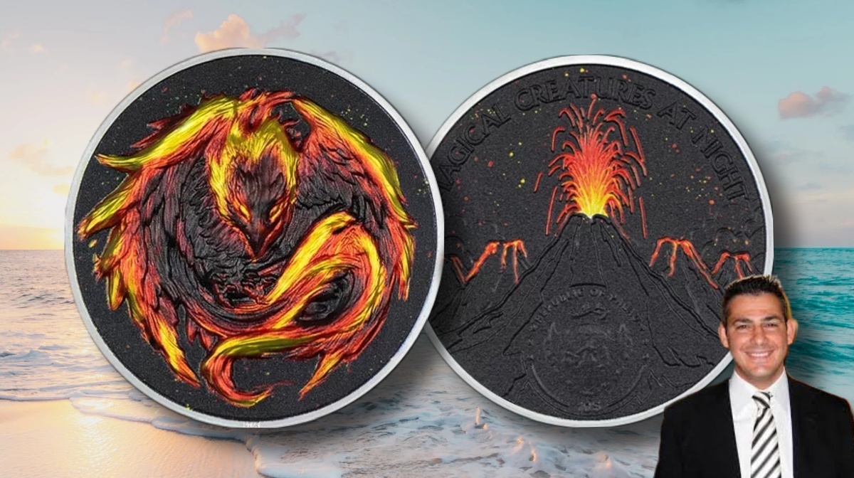 10 долларов Палау 2023г. «Феникс»