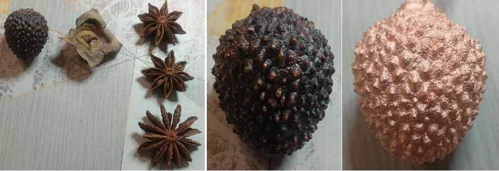 На фото 1 и 2 личи омеднен и отожжен. На фото 3 после отбела, но еще не отшлифован.