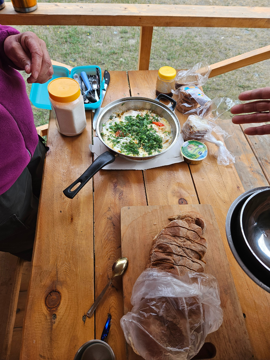 Завтрак на скору руку компании жаворонков :)