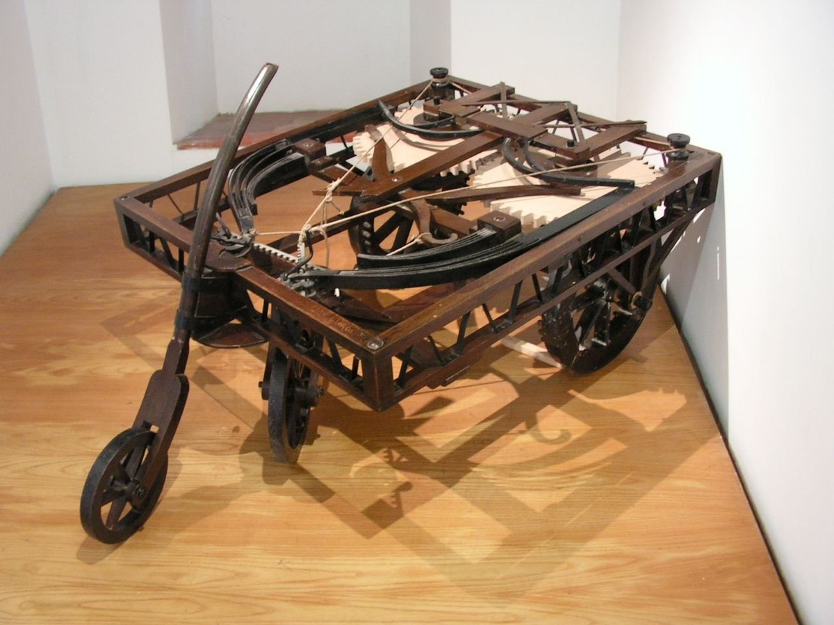 Повозка Леонардо да Винчи.