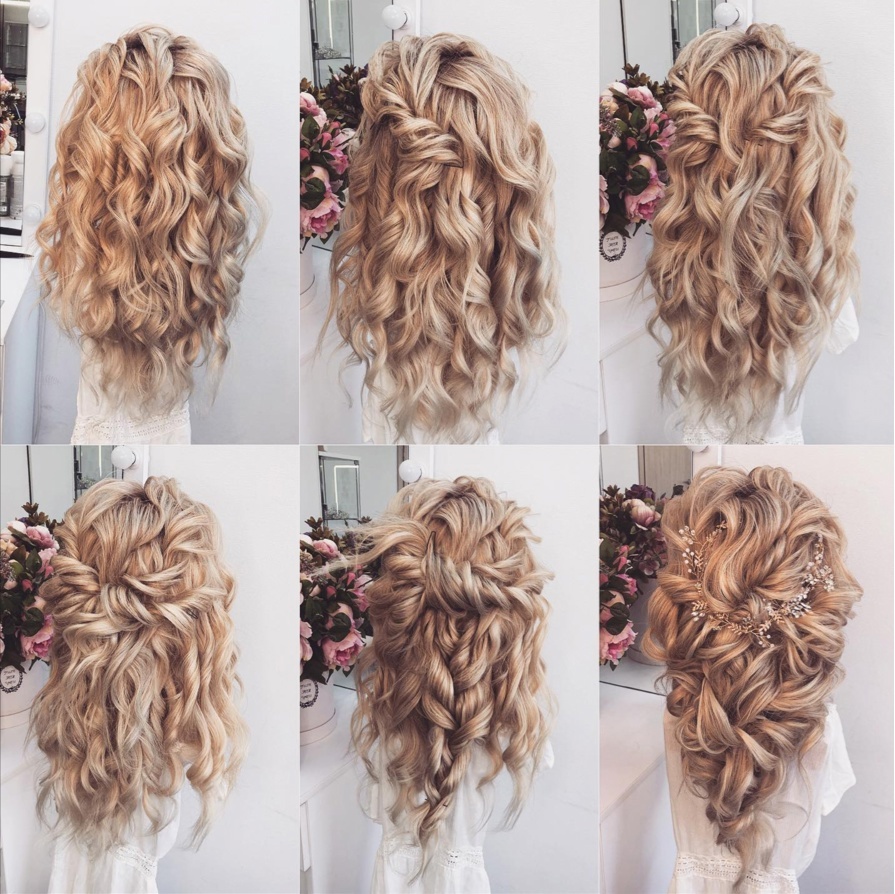 Схема сборки быстрой греческой косы