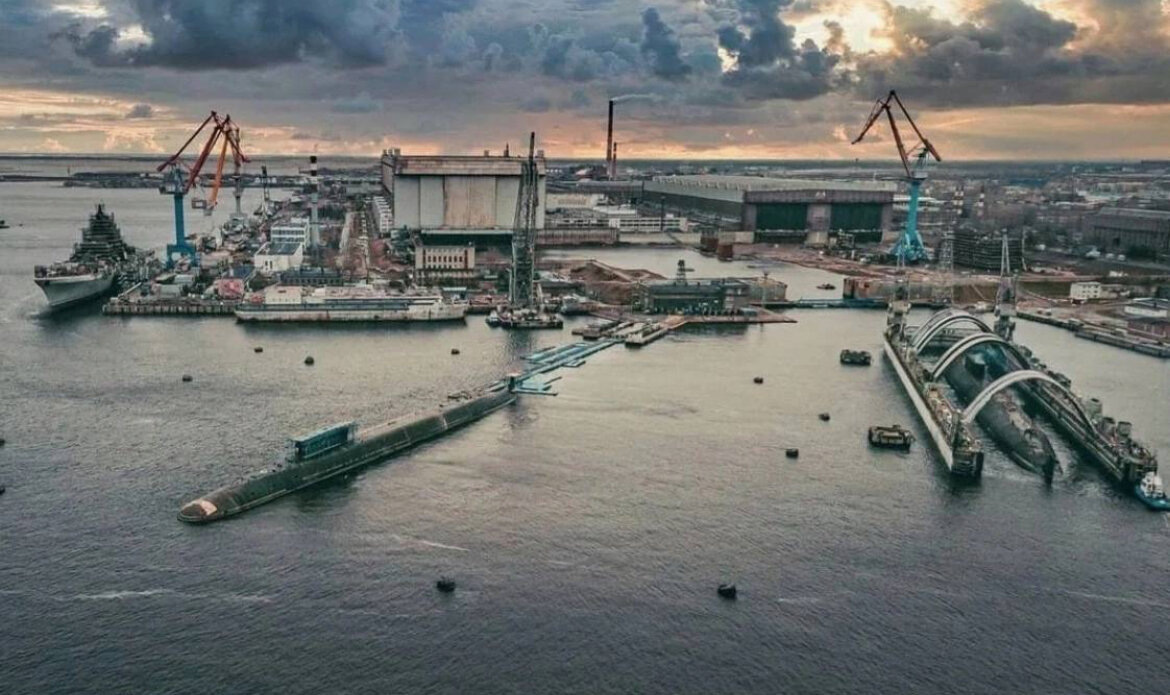 Завод "Севмаш" в Северодвинске. Источник фото - Яндекс Карты. 