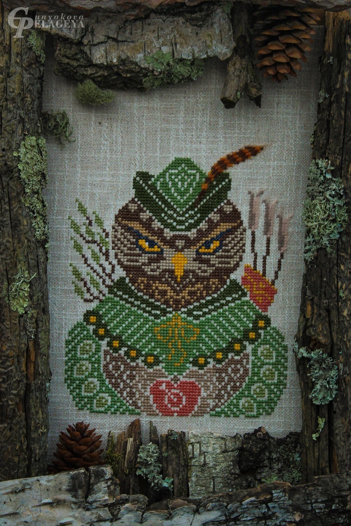 готовая вышивка