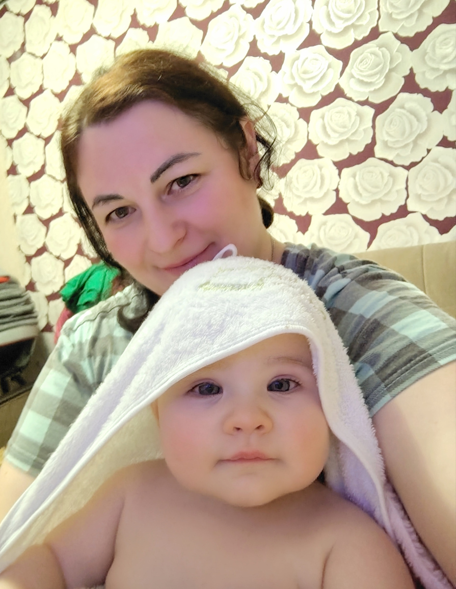 Хорошее настроение после купания! 