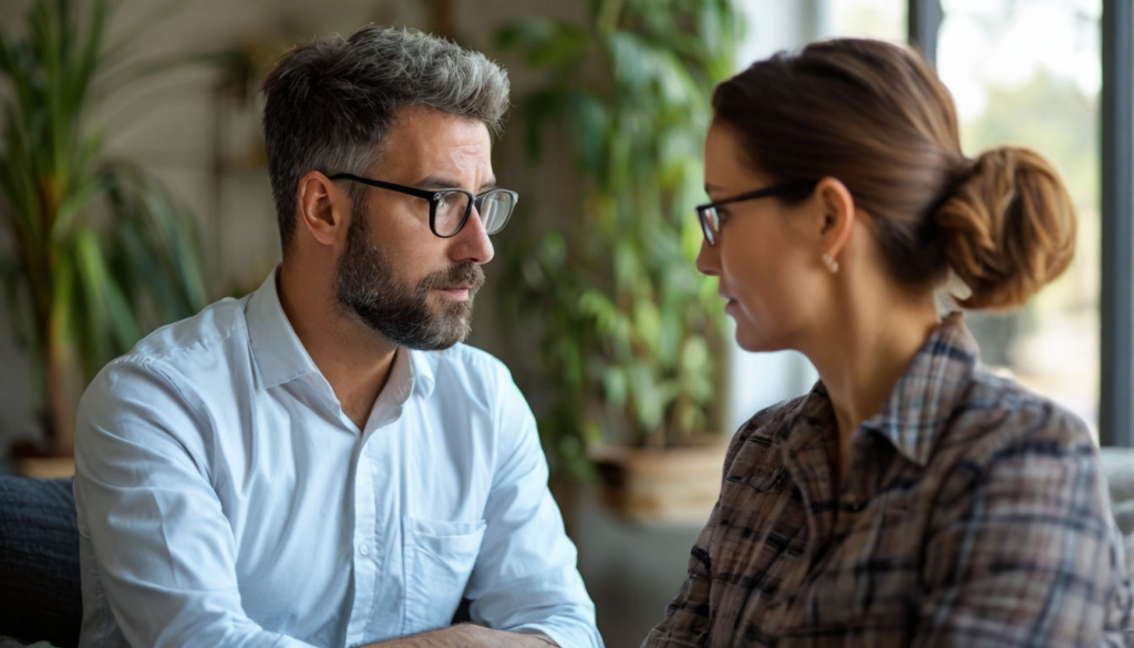 Психолог консультирует женщину. Как правильно выбрать психолога