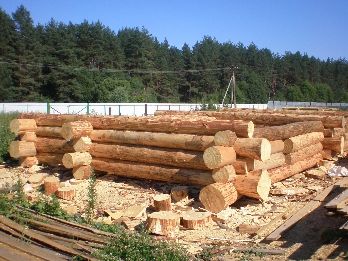 Начало рубленной бани