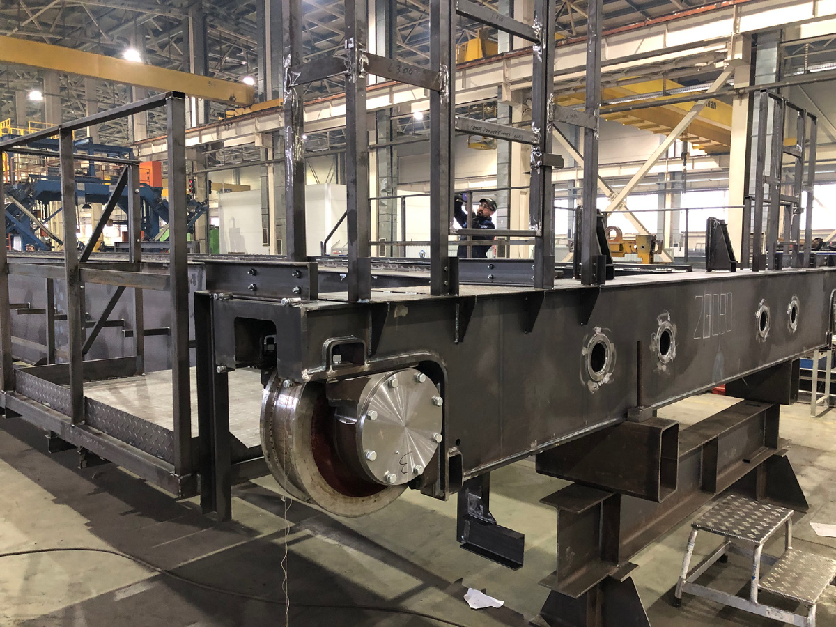 Крановая тележка мостового двухбалочного крана