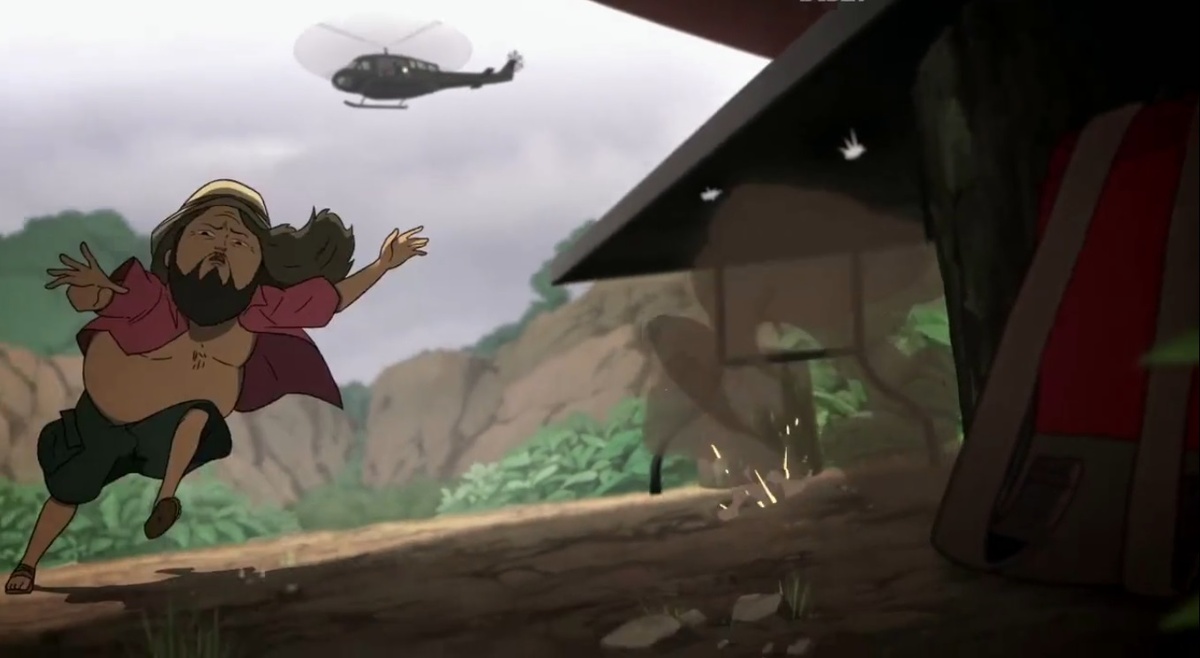 Кадр из сериала "Частые побочные явления" (2024, реж. Ш.Бакелв, Д.Беннетт)