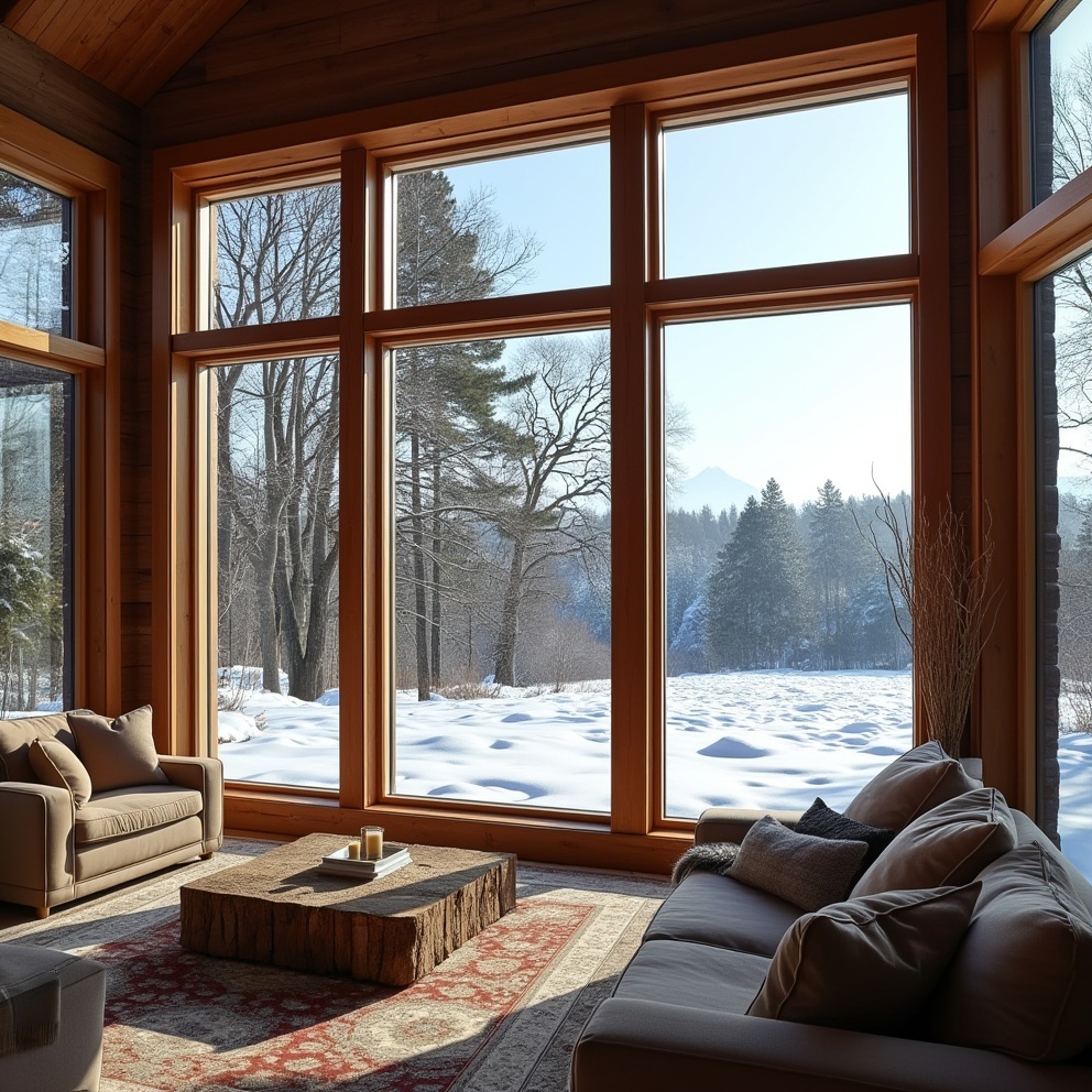 Зимний вид из окна