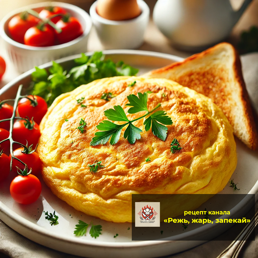 пышный, нежный омлет