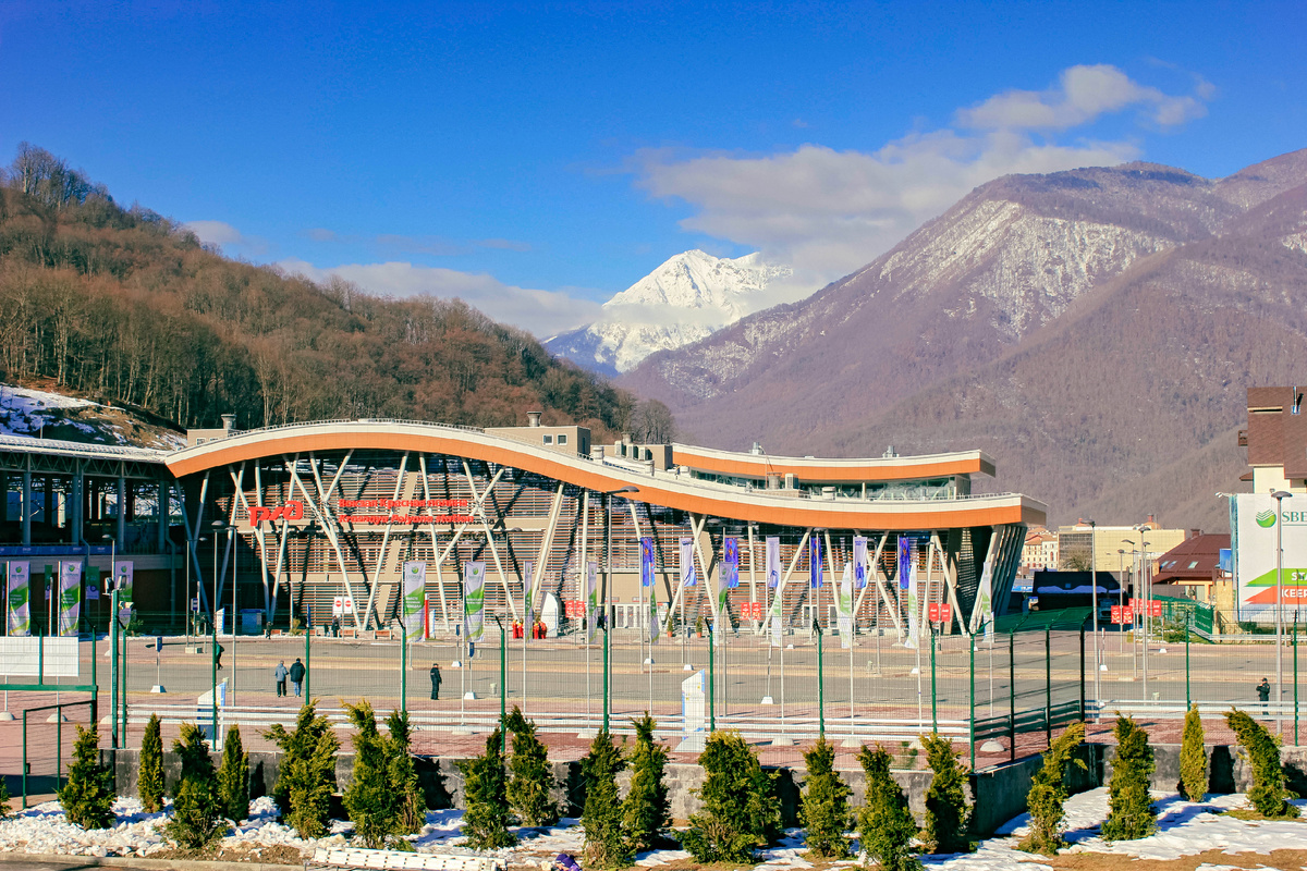 Вокзал для «Ласточек» «Роза-Хутор»