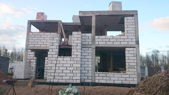 Газоблок на каркасе