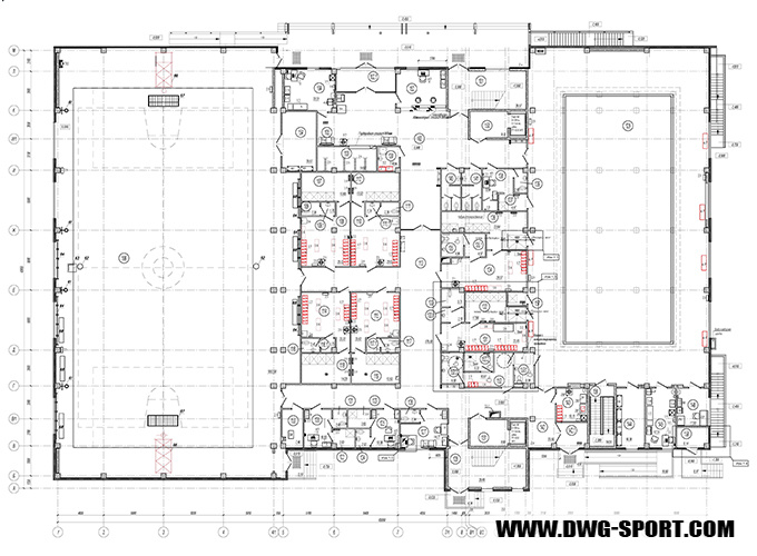 Р39_002 СПОРТКОМПЛЕКС БАССЕЙН 25Х11М И ИГРОВОЙ ЗАЛ 42Х22М