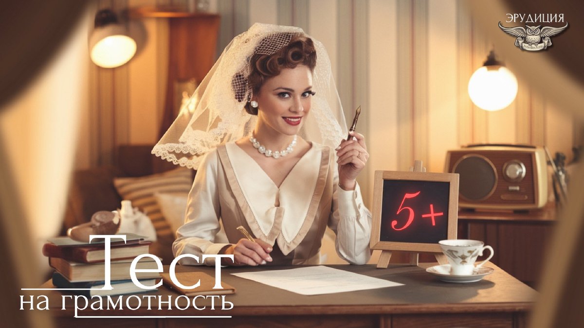 Тест на грамотность | орфографическая викторина по русскому языку