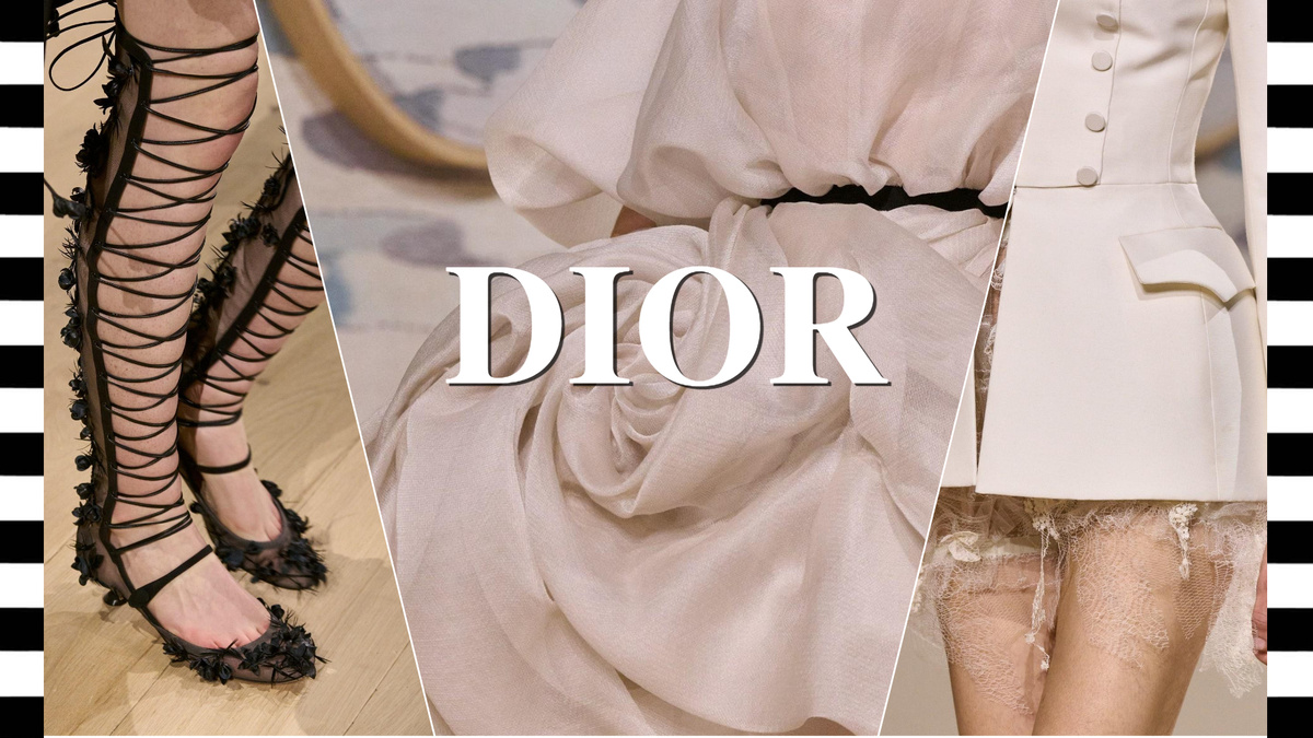 DIOR детали коллекции весна-лето 2025 HAUTE COUTURE