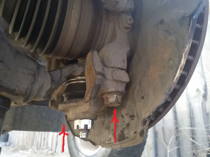 Кронштейн поворотного кулака