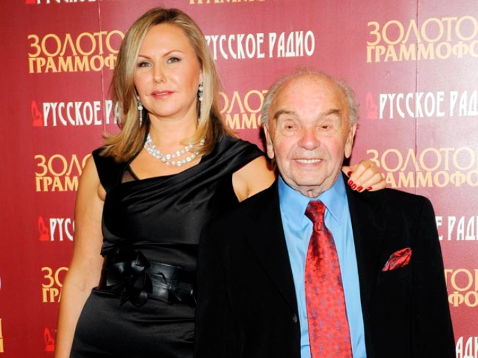 Владимир Шаинский и его любимая жена и муза