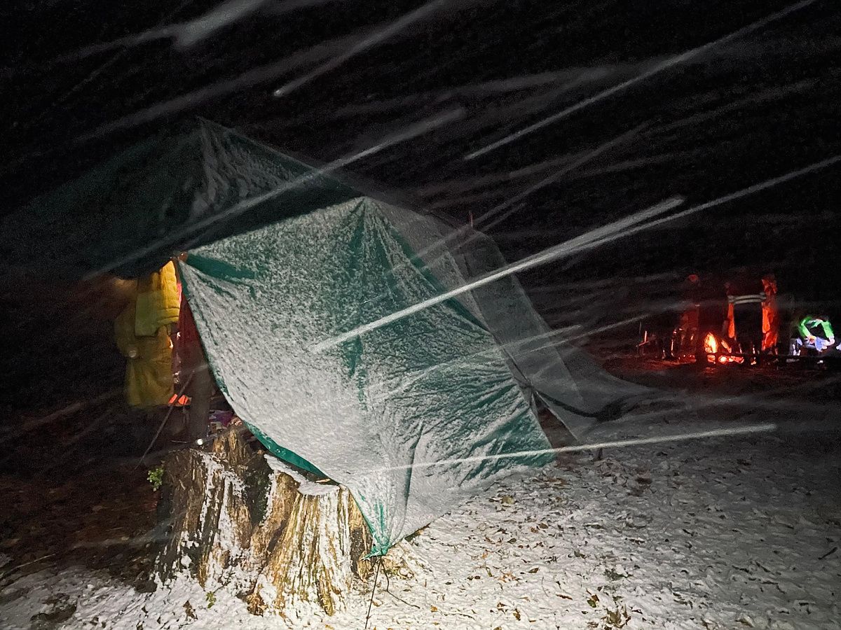 Накануне вечером.